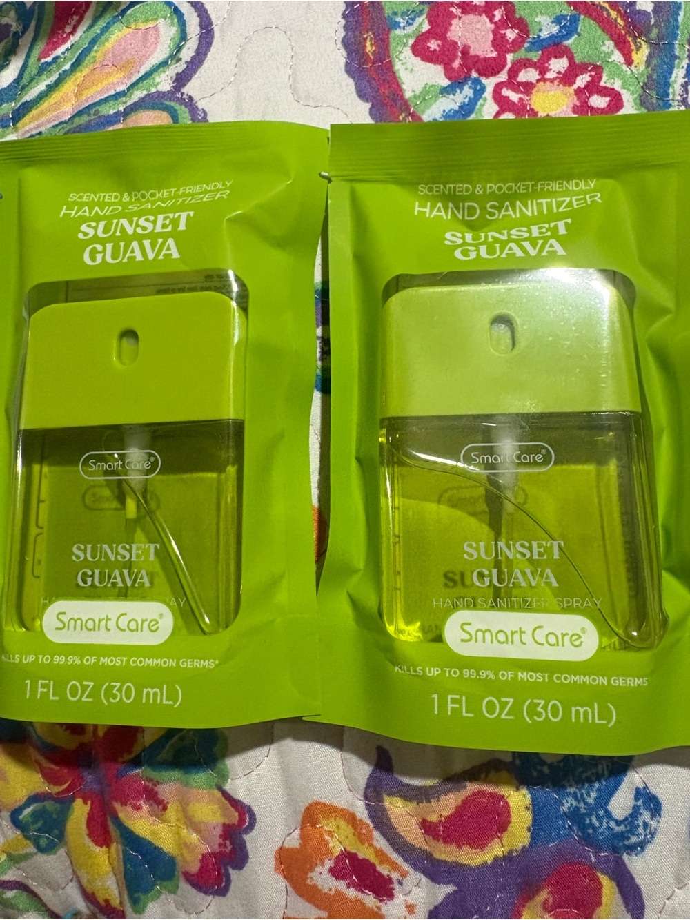 Sunset Guava Hand Sanitizer Spray — Green